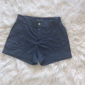 Blue Athleta active shorts